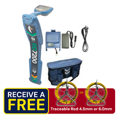 RadioDetection RD7200 Locator with Battery, Mains, Charger and Bag