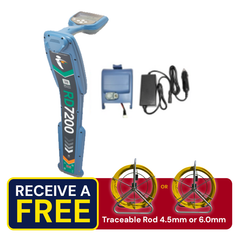 RadioDetection RD7200 Locator with Battery, Mains, Charger and Bag