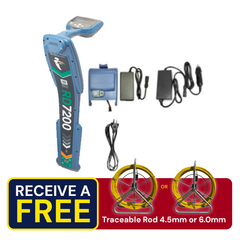 RadioDetection RD7200 Locator with Battery, Mains, Charger and Bag