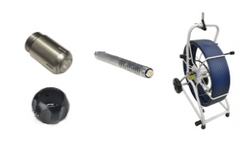 Radiodetection P542 640Hz 60m Rod (25mm or 50mm) PAL Camera Plumbers Systems