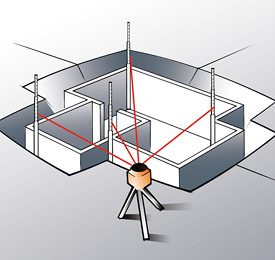 geo-FENNEL FL 115H Horizontal Rotating Laser Level Kit