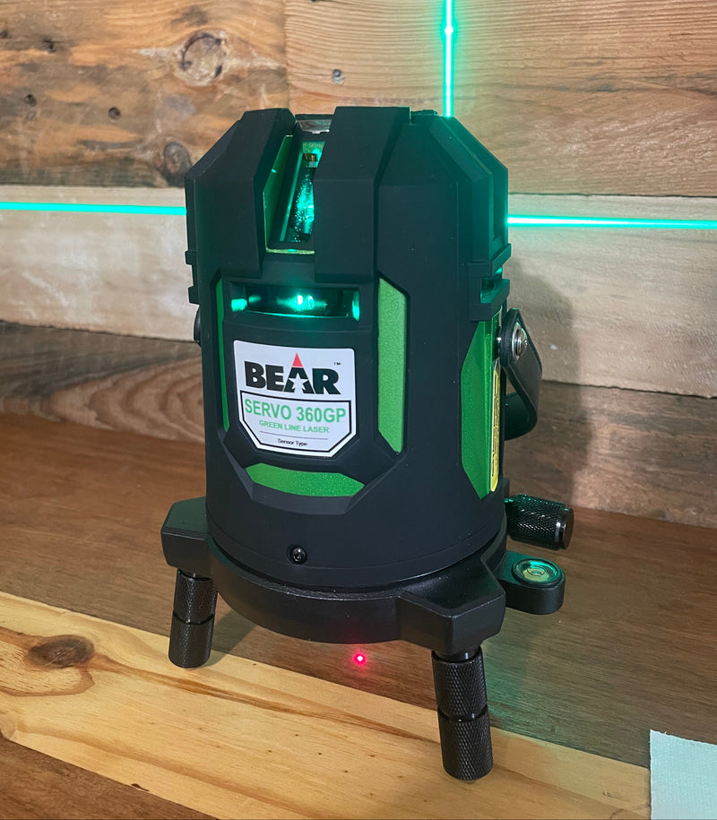 Bear Servo 360GP Green Beam Multiline Laser Level