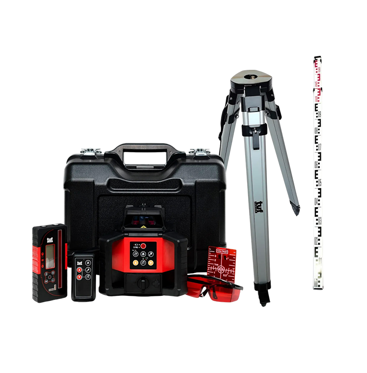 TUF RHVP 208R RED KIT with QR Flat Tripod + 3m E Face Staff