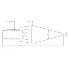 Penetrometer DCP hardened tip