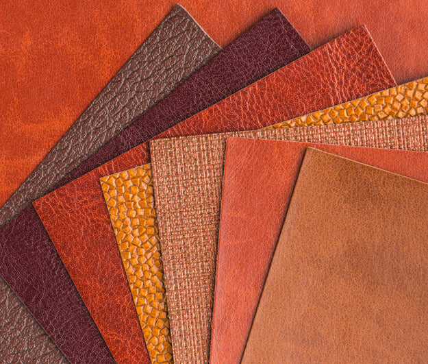 Textiles and leather can be made from sustainable materials, and they can be recycled and reused.