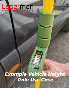 Senshin Vehicle Height Fiberglass Measuring Pole