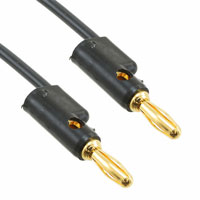 Fluke Pomona 2948-48 Banana Plug Patch Cord, Gold(Black, Red) (item no. 1927135, 1927147)