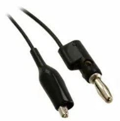 Fluke Pomona 3220-36 Mini Cl/banana Plug(Black, Red) (item no. 1928255, 1928270)