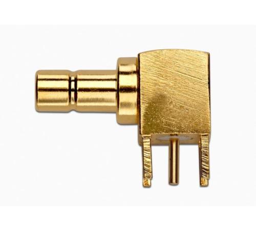 Fluke Pomona 72998 SMB 50 Ohm Jack, Right-Angle PCB Receptacle (item no. 3094637)