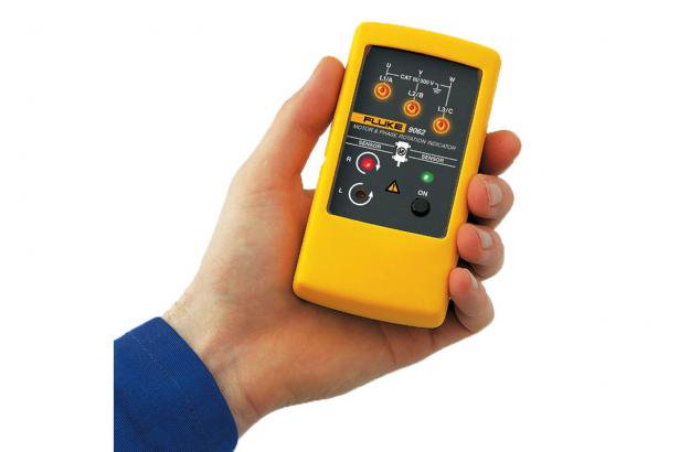Fluke 9062 Contact less Phase Sequence Indicator UK (item no. 2435077)