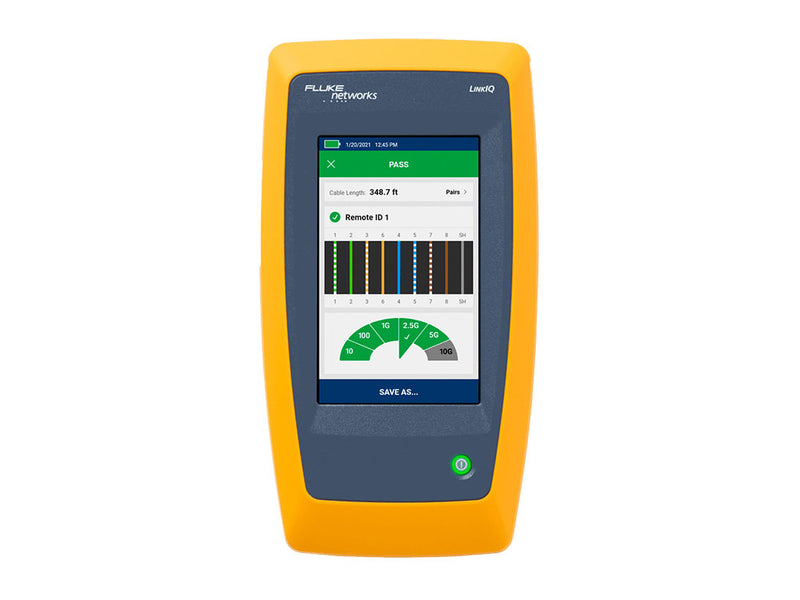 Fluke LIQ-100 Linkiq™ cable + Network Tester (Item no. 5226604)