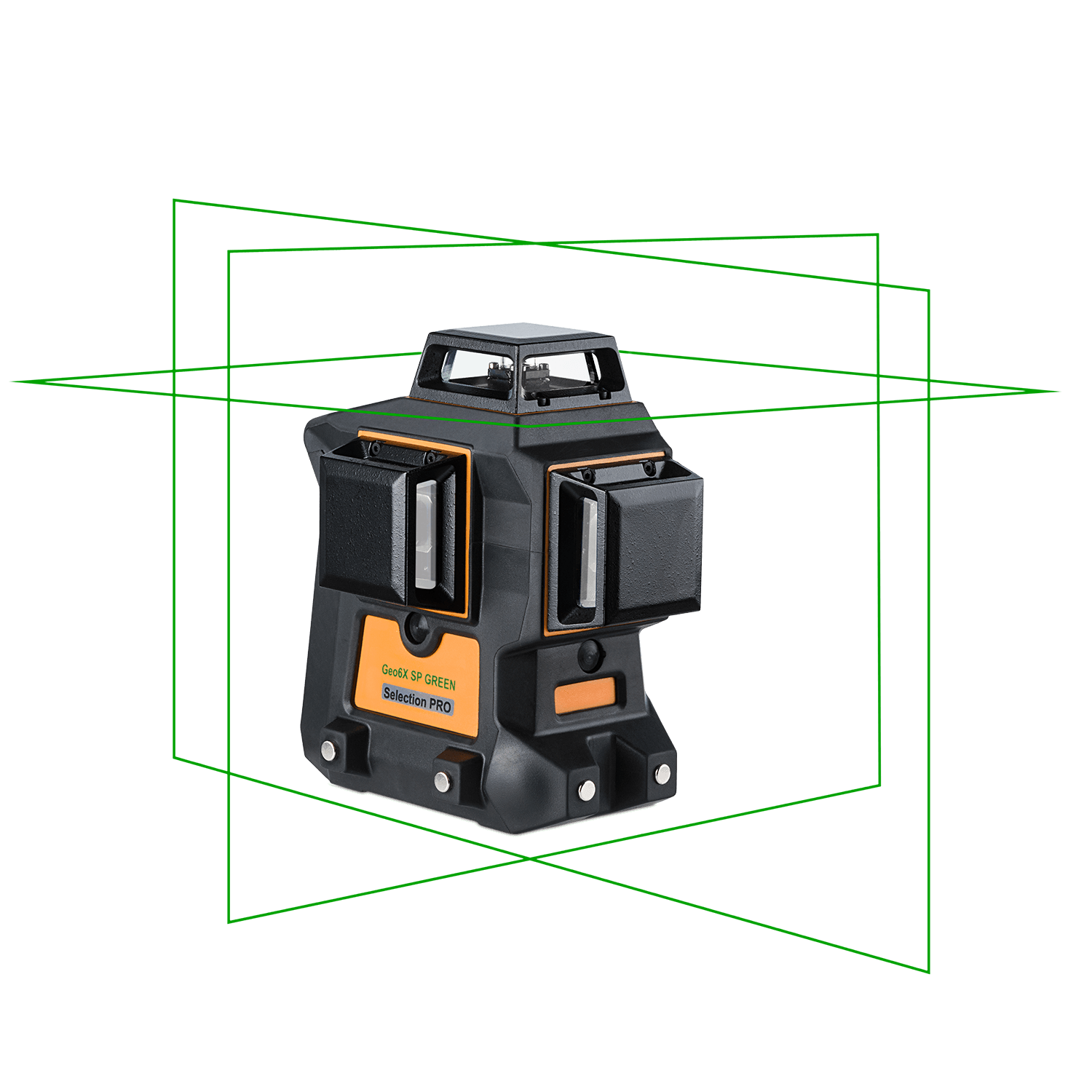 geo-FENNEL Geo6X SP Green 3 x 360 Multiline Laser Level, with hard carry case