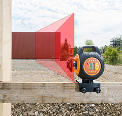 geo-FENNEL FL 510HV-G Tracking (LC 2) Dual Grade Rotating Laser Level with FR77 MM Laser Receiver