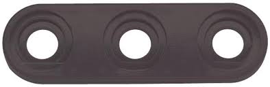 Fluke Pomona 4590-0 Trpl B-Jack Mntng Base 10/Pkg (Black) (item no. 1919483)