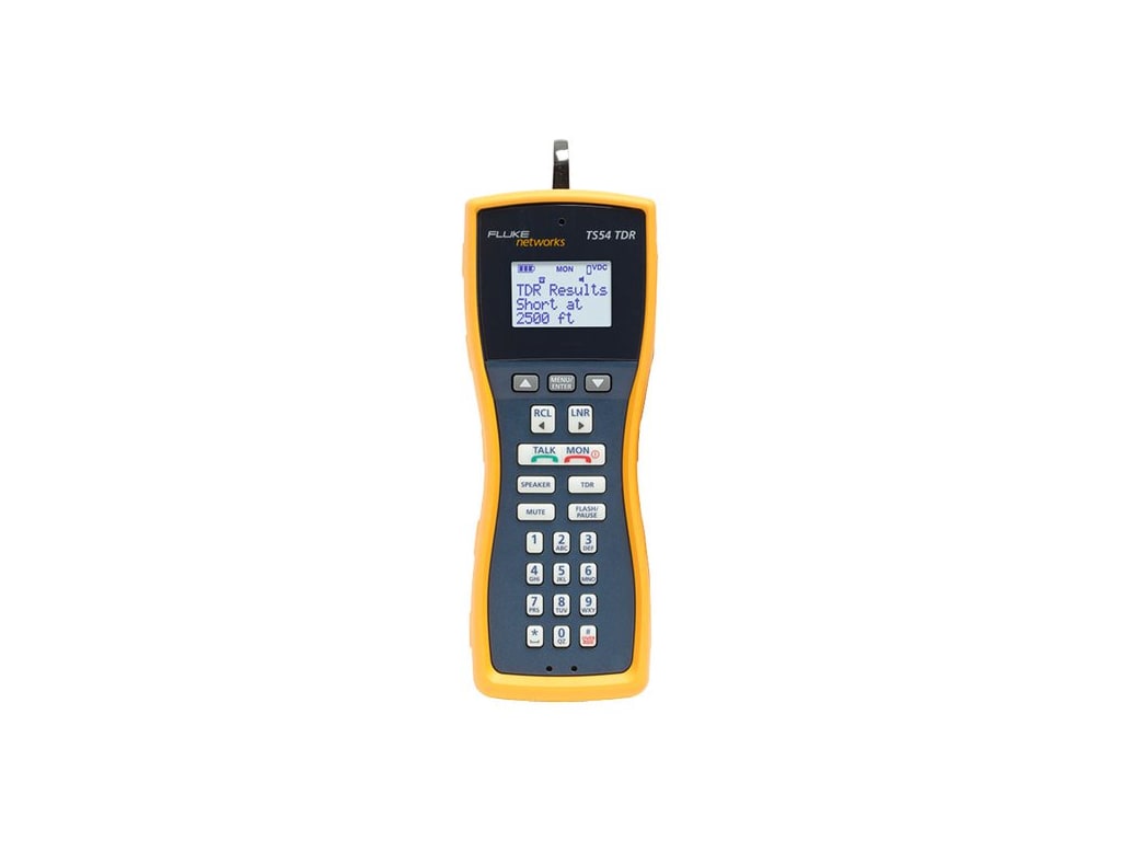 Fluke Networks TS54-A-09-TDR Ts54 Pro LCD Butt-in Test Set + TDR, ABN With Piercing Pin 